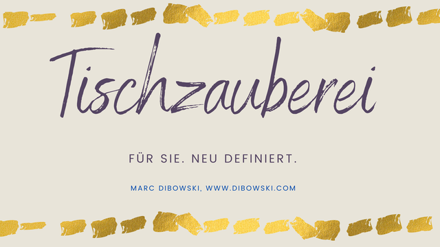 Tischzauberei Marc Dibowski NRW